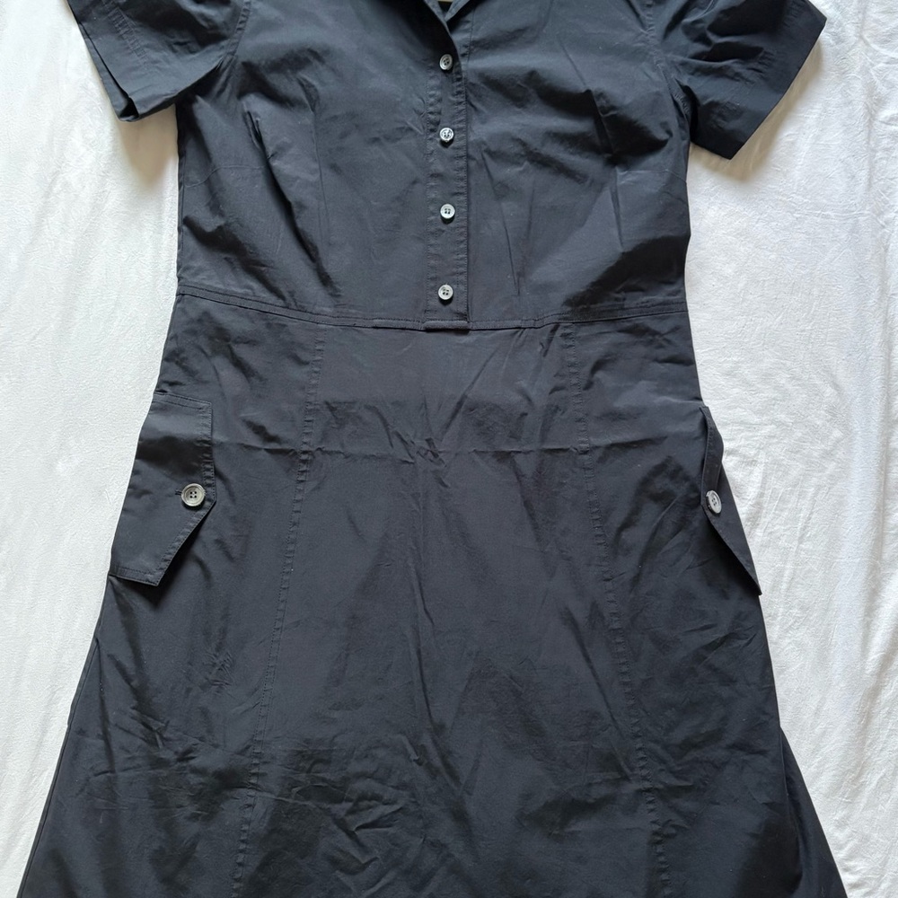 Marc By Marc Jacobs Elegant Black Shirt Dress